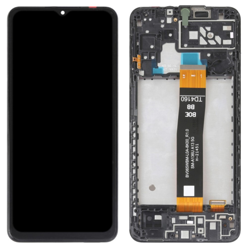 LCD-Display der Güteklasse B mit Rahmen für das Samsung Galaxy A04s