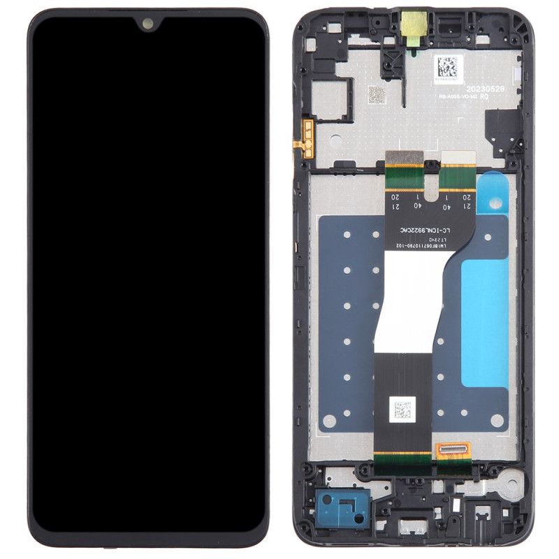 LCD-Display in OEM-Qualität der Klasse S mit Rahmen für das Samsung Galaxy A05s