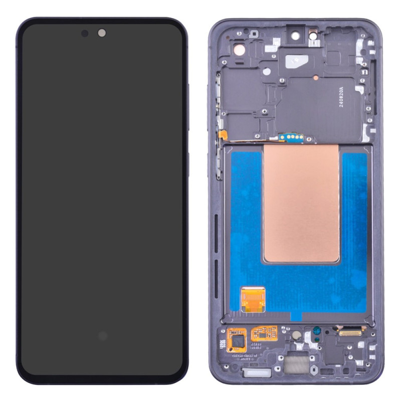AMOLED-Display in OEM-Qualität der Klasse S mit Rahmen für das Samsung Galaxy S24 FE