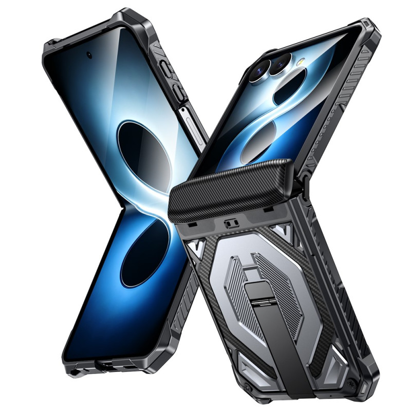 Stoßfeste Schutzhülle für das Samsung Galaxy Z Flip 8 mit Halterung