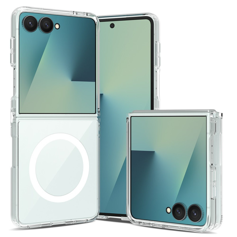 Coque Samsung Galaxy Z Flip 8 Magnétique Transparente