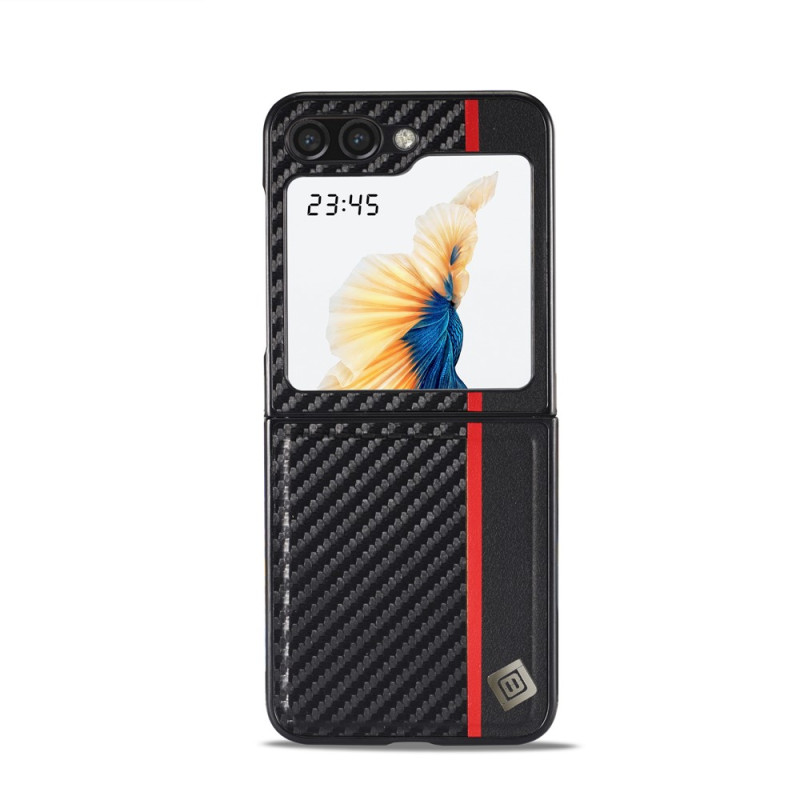 Samsung Galaxy Z Flip 8 Hülle in Carbon-Optik von LC.IMEEKE