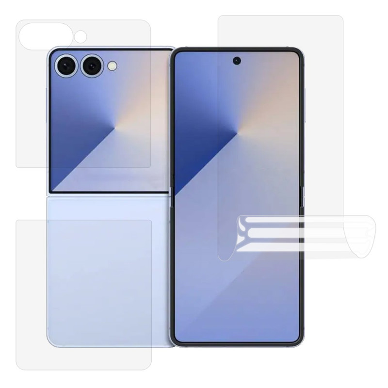 Schutzfolien für das Samsung Galaxy Z Flip 8 – Vorder- und Rückseite