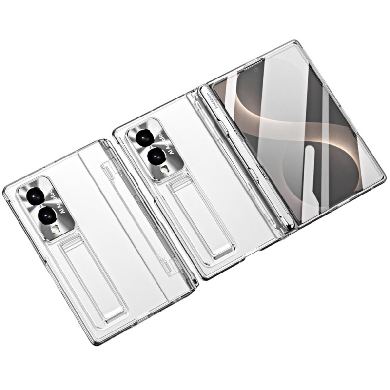 Samsung Galaxy Z Fold 8 Hartschalenhülle mit integriertem Ständer und Schutzglas