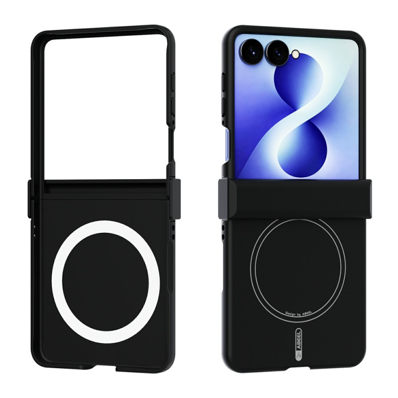 ABEEL Magnetische Schutzhülle aus Flüssigsilikon für das Samsung Galaxy Z Flip 8 mit Scharnierschutz