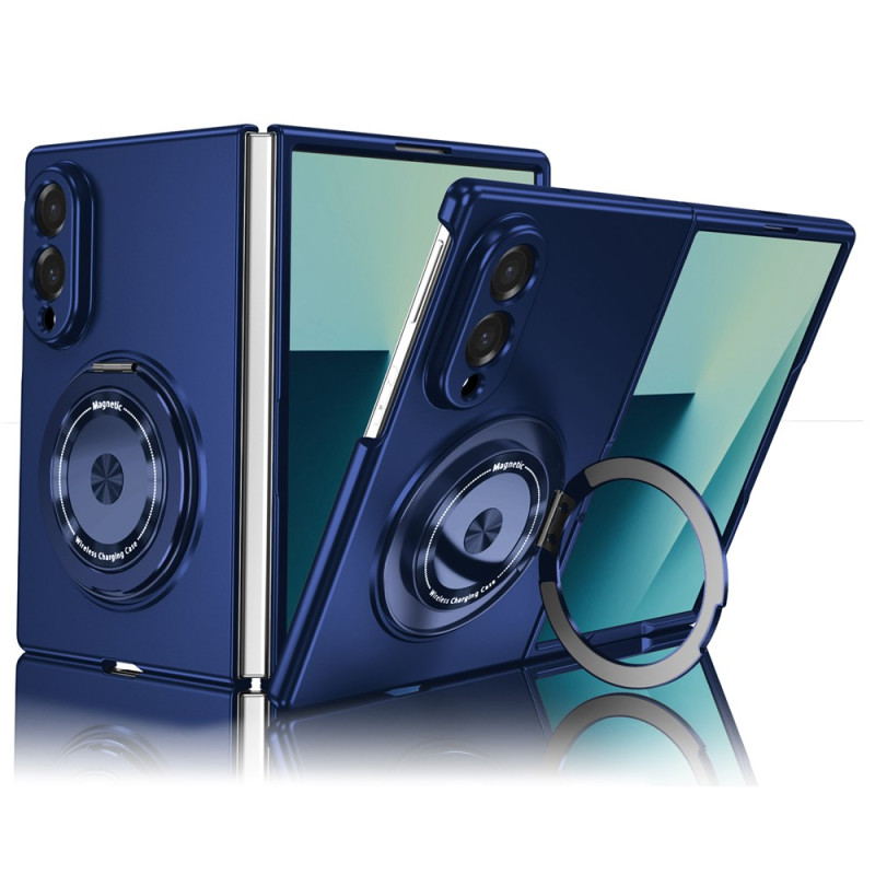 Samsung Galaxy Z Fold 8 Hülle mit Magnetverschluss, drehbarem Ring und integrierter Halterung