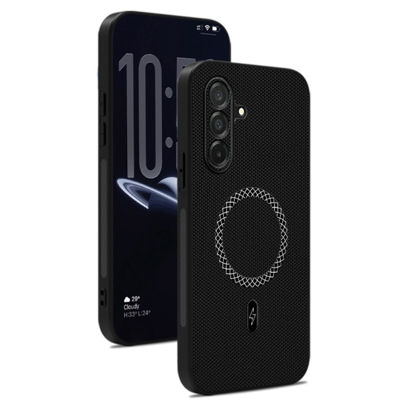 Samsung Galaxy A27 5G-Hülle in Lederoptik mit dreieckiger Struktur