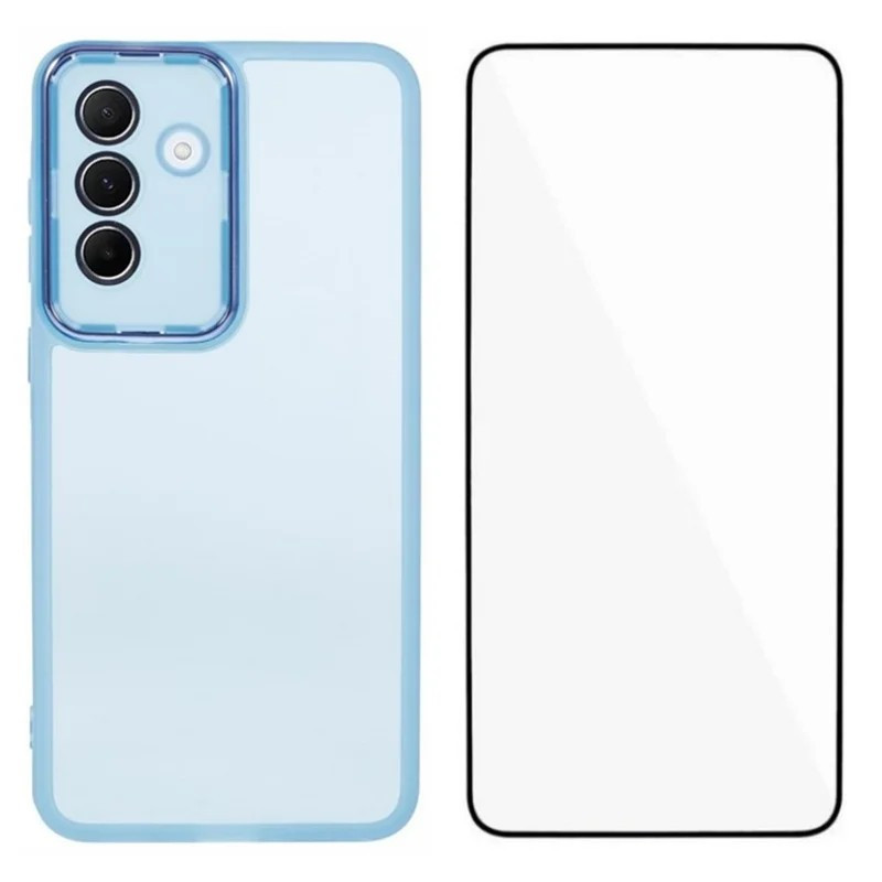 Getönte Schutzhülle für das Samsung Galaxy A27 5G mit Displayschutzfolie