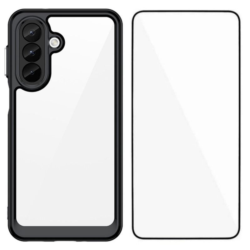 Samsung Galaxy A27 5G Hybrid-Hülle mit Displayschutzfolie