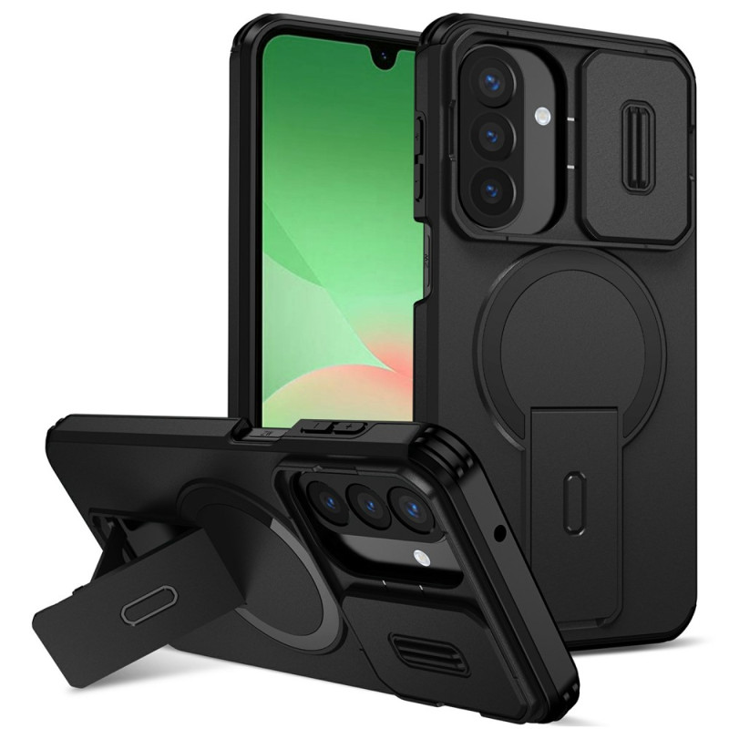 Samsung Galaxy A27 5G-Hülle mit verschiebbarer Kameraabdeckung und integrierter Halterung