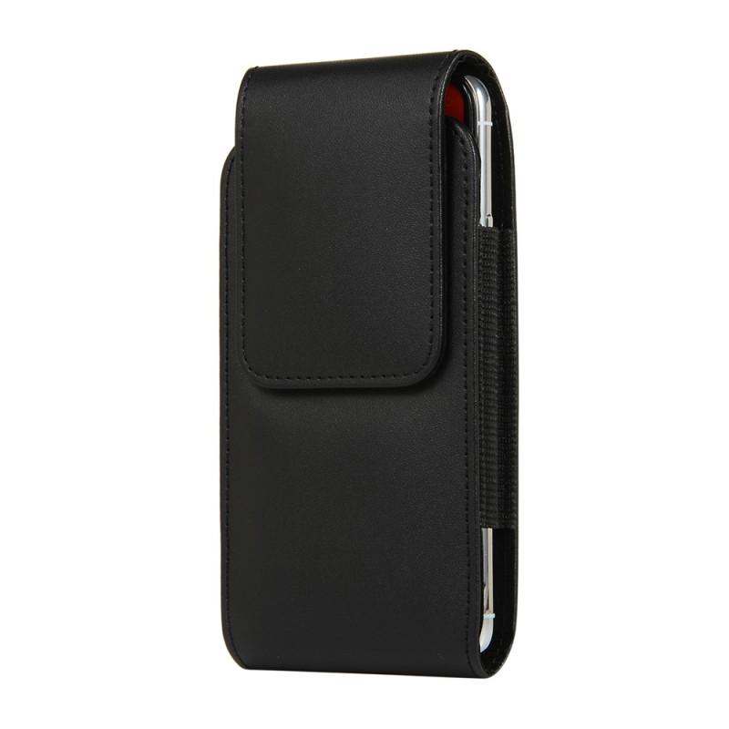 Universelles PU-Leder-Gürteletui mit Kartenfach für 5-Zoll-Smartphones