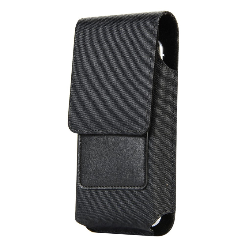 Vertikales Gürteletui aus Nylon und PU-Leder für 5,2-Zoll-Smartphones