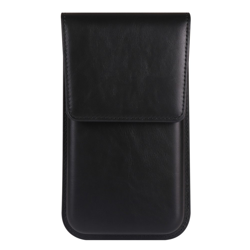 Universelle vertikale Gürteltasche aus PU-Leder für Smartphones von 6,1 bis 6,3 Zoll