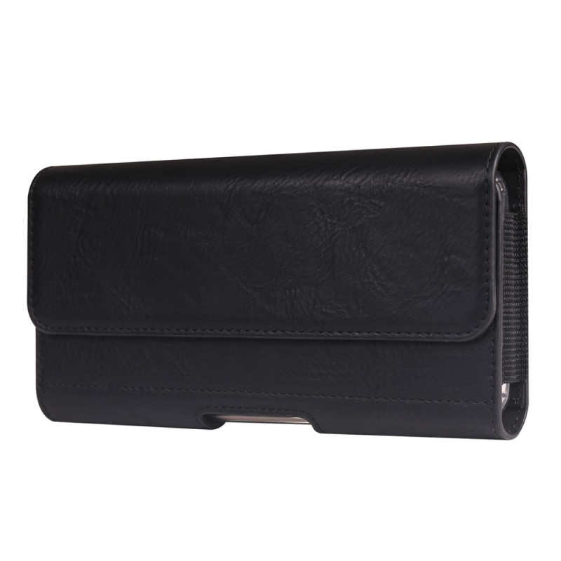 Universelle horizontale Gürteltasche für 6,5-Zoll-Smartphones mit Kartenfach