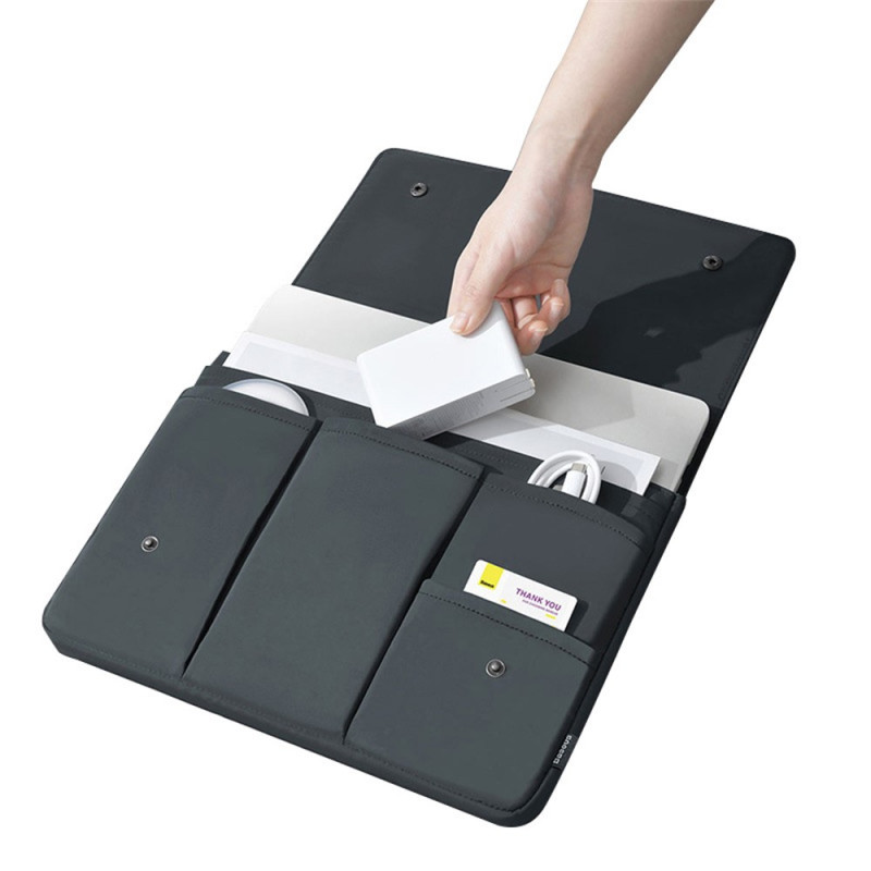 16-Zoll-Laptoptasche aus Nylon mit mehreren Fächern