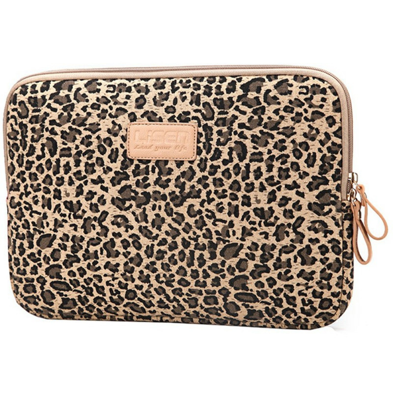 15,6-Zoll-Laptoptasche mit Leopardenmuster von LISEN