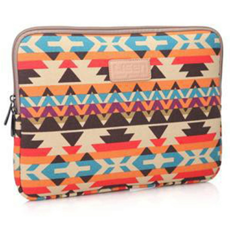 15,6-Zoll-Laptoptasche mit geometrischem Muster „LISEN“