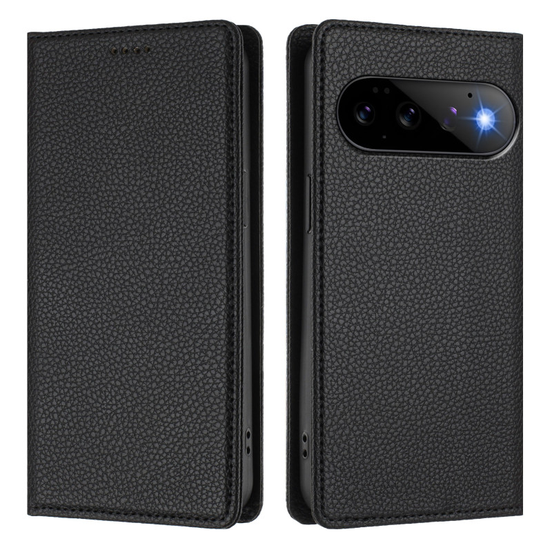 Flip-Cover für Google Pixel 11 Pro / 11 in Litchi-Lederoptik