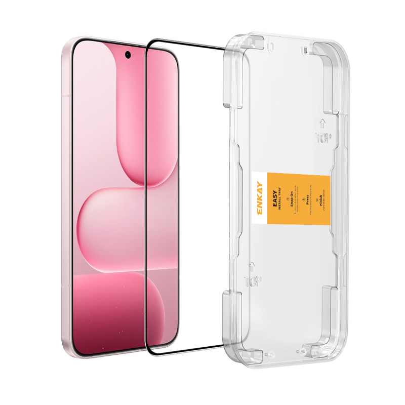 Displayschutz aus gehärtetem Glas für das Honor 600 Smart (Einbaurahmen)