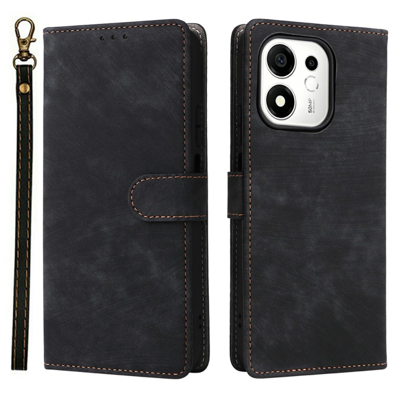 Honor 600 Smart-Hülle in Wildlederoptik (mit RFID-Schutz)