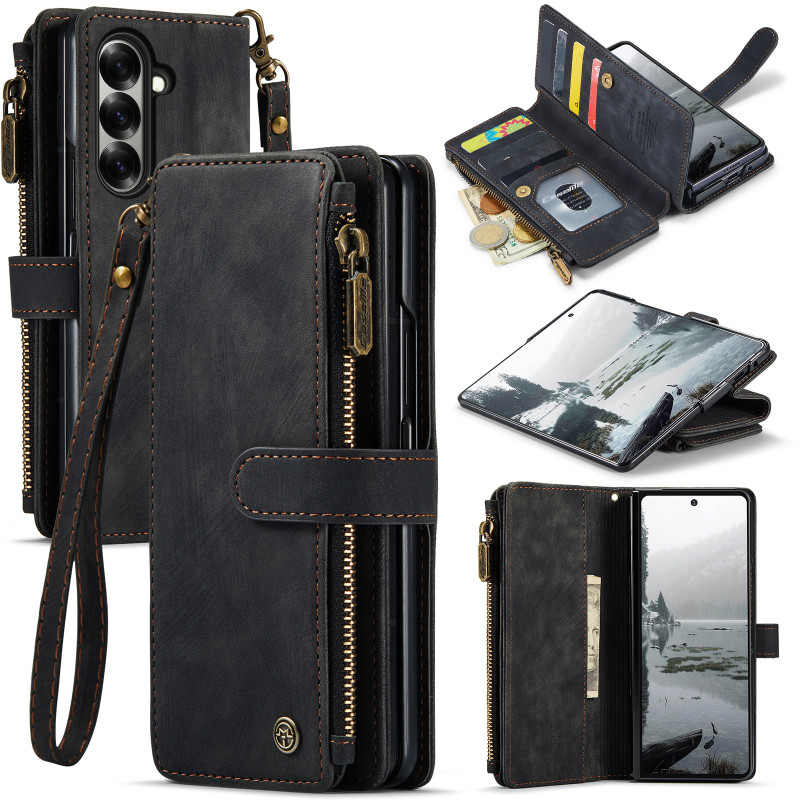 Housse Samsung Galaxy Z Fold 8 Ultra Portefeuille Vintage CASEME