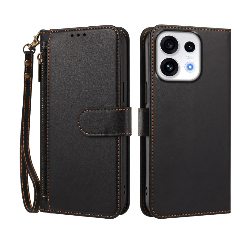 Oppo Reno 16 5G / 16 Pro 5G Hülle im Brieftaschenformat mit 4 Kartenfächern