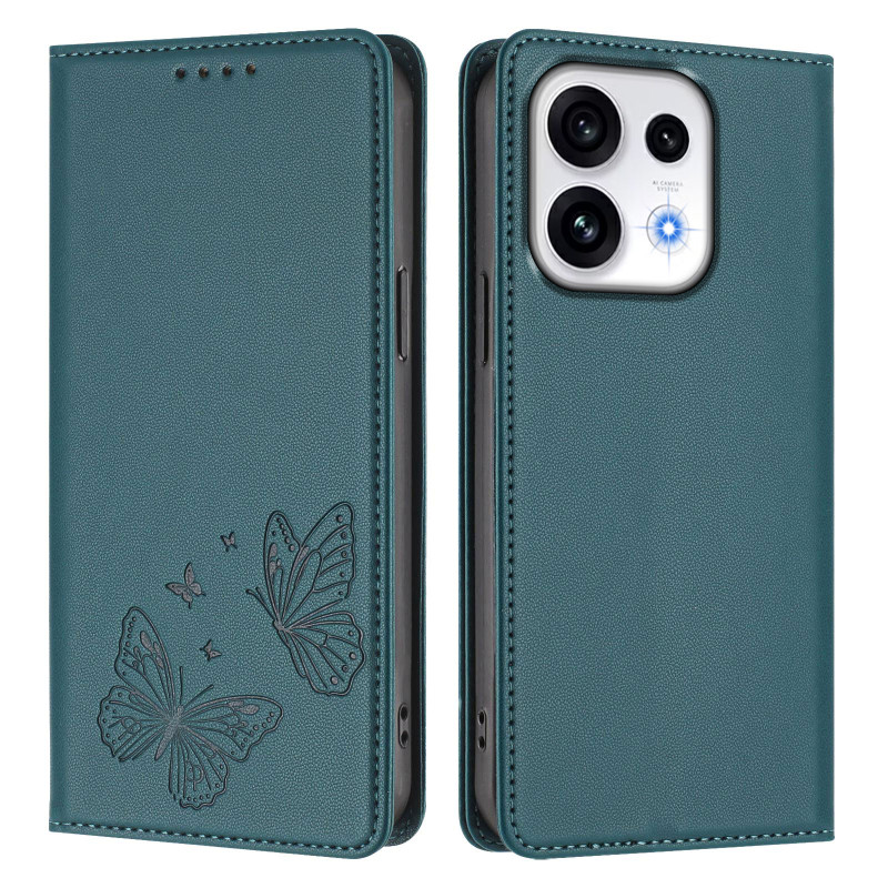 Hülle für Oppo Reno 16 5G / 16 Pro 5G „Zwei Schmetterlinge“ (RFID)