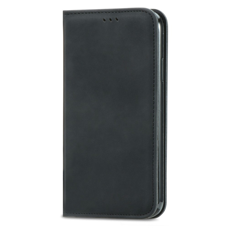 Flip-Cover für Oppo Reno 16 5G / 16 Pro 5G im klassischen Wildleder-Look