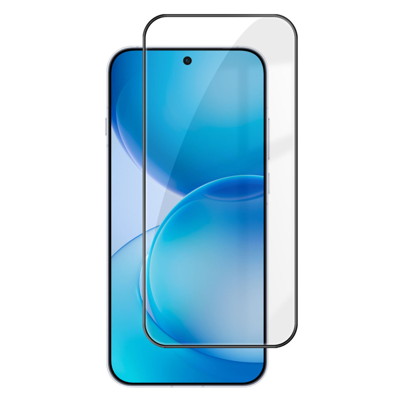 Vollflächiger Schutz aus gehärtetem Glas für das Display des Oppo Reno 16 Pro 5G