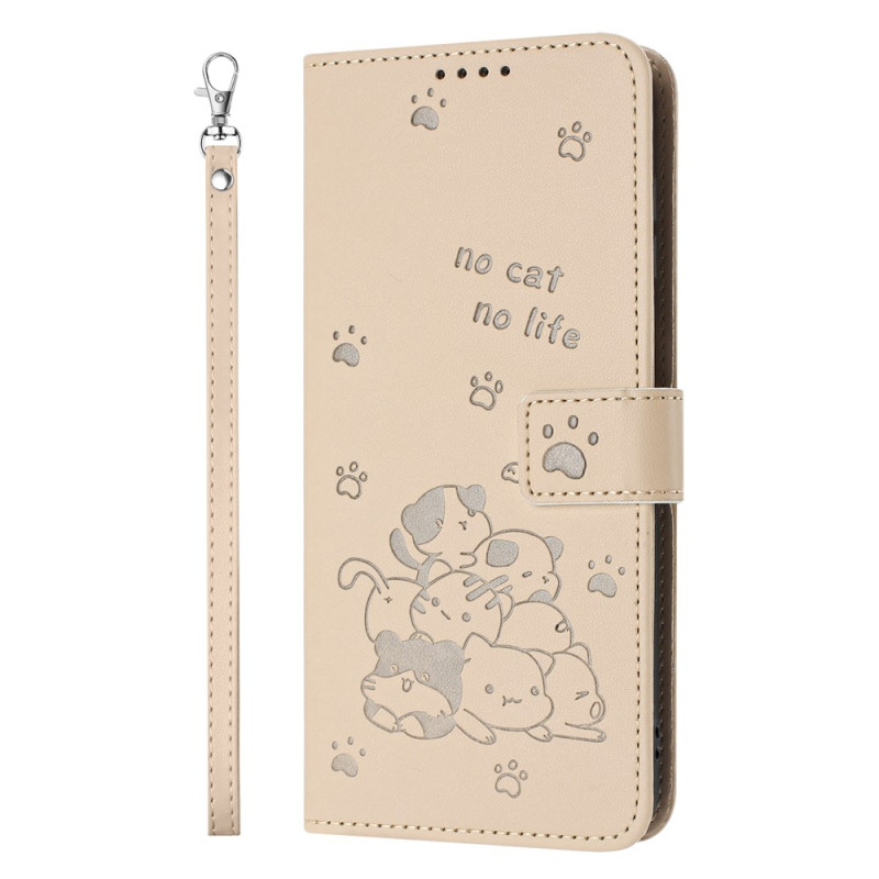 Hülle für Oppo Reno 16 F 5G / 16 FS 5G „No Cat No Life“