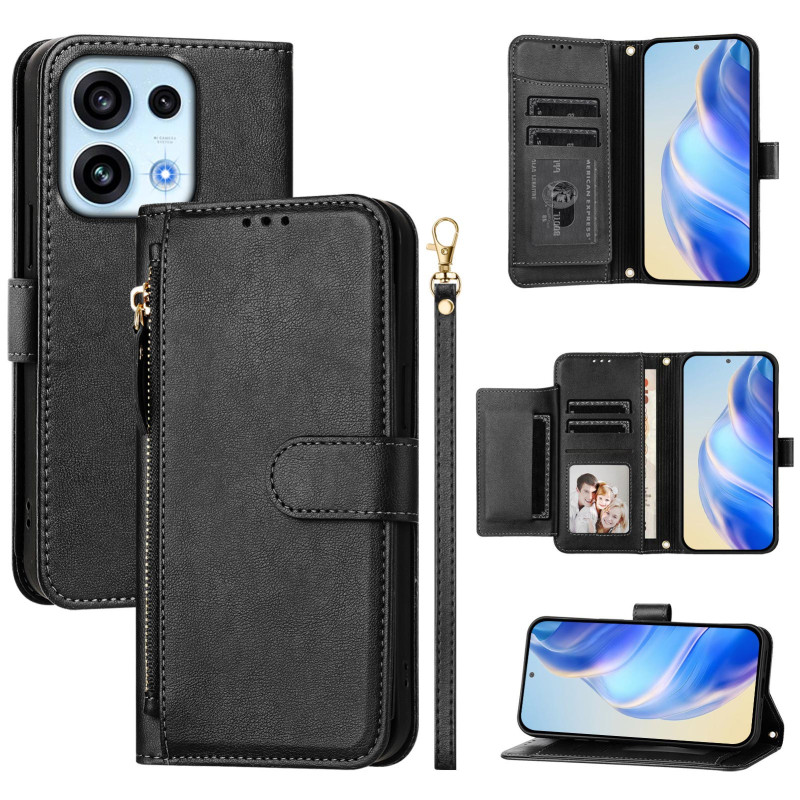 Hülle für Oppo Reno 16 F 5G / 16 FS 5G – Klassische Brieftaschenhülle