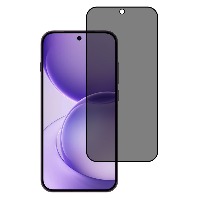 Spionageschutz aus gehärtetem Glas für das Display des Oppo Reno 16 F 5G / 16 FS 5G