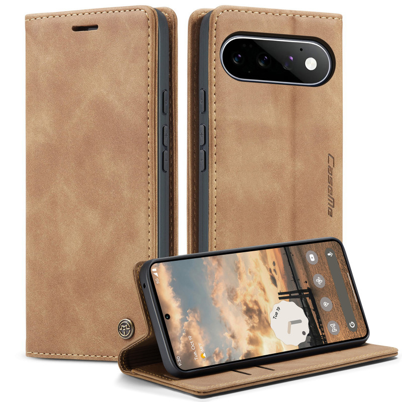 Flip-Cover für Google Pixel 11 Pro / 11 in Wildlederoptik von CASEME