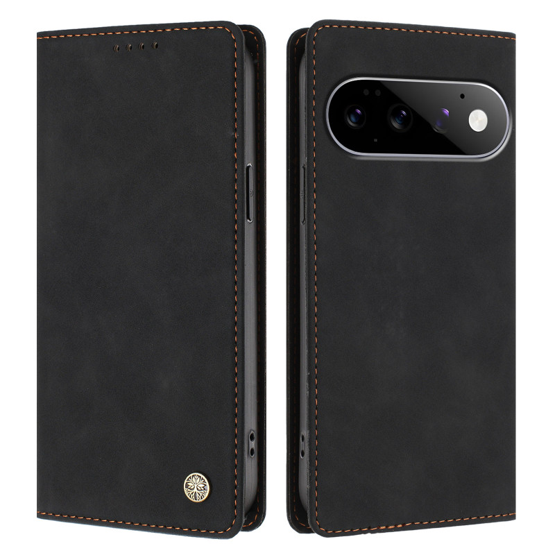 Google Pixel 11 Pro XL-Hülle in Wildlederoptik mit Zierniete