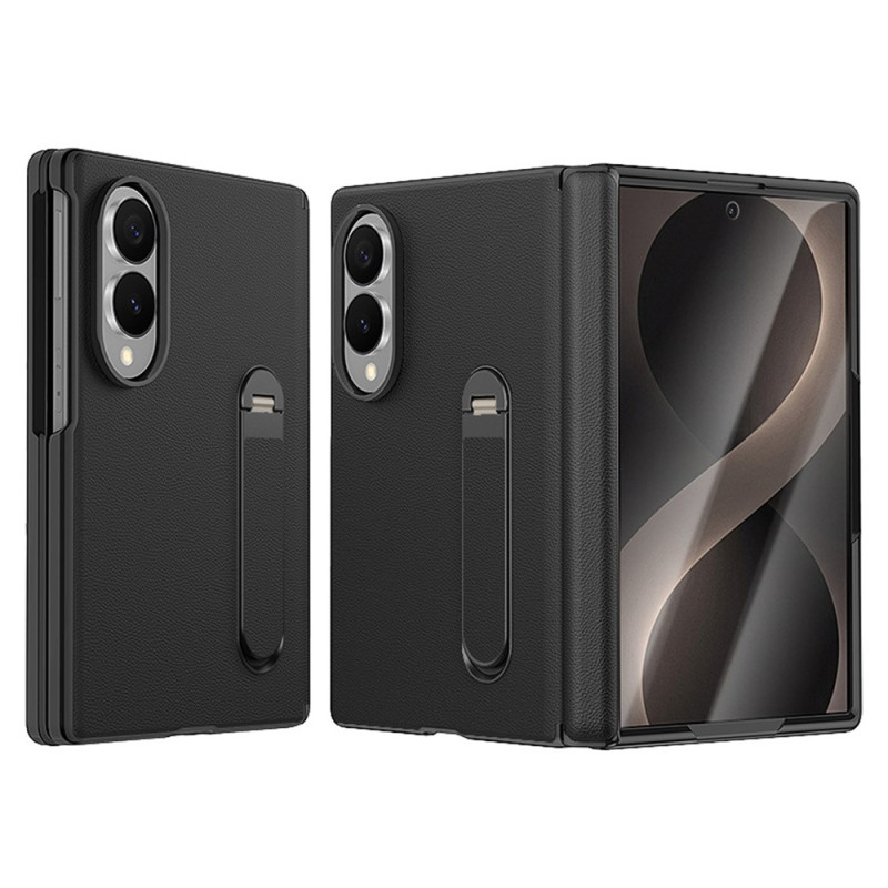 Samsung Galaxy Z Fold 8 Hülle in Lederoptik mit Freisprechhalterung