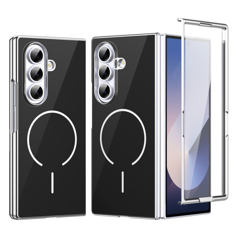 Samsung Galaxy Z Fold 8 Ultra-Hülle mit Glasrückseite und Displayschutzfolie