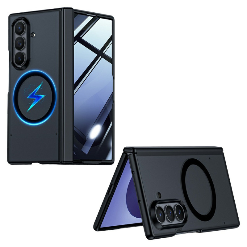 Samsung Galaxy Z Fold 8 Ultra Magnet-Hülle in matter Optik mit Anti-Spion-Glas