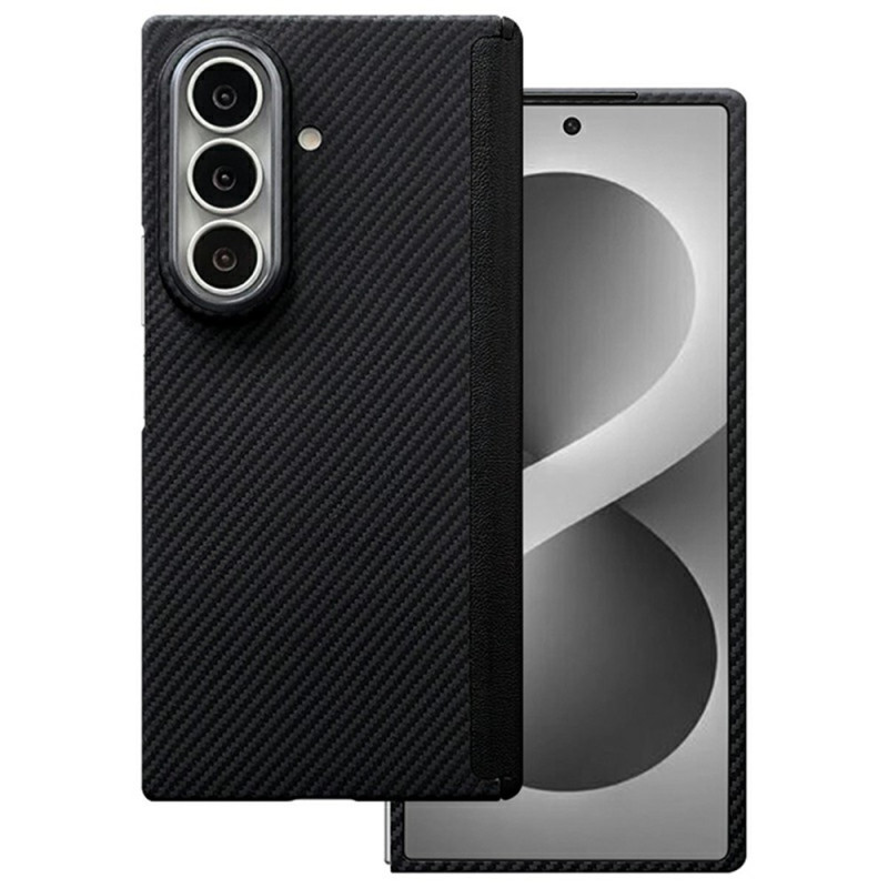 Samsung Galaxy Z Fold 8 Ultra-Hülle aus 600D-Aramidfaser mit Magnetverschluss und Scharnierschutz