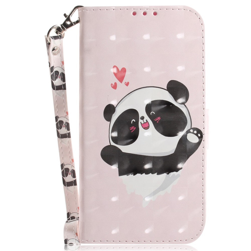 Xiaomi Redmi Note 17 Pro Max 5G „Panda Love“-Hülle mit Trageriemen
