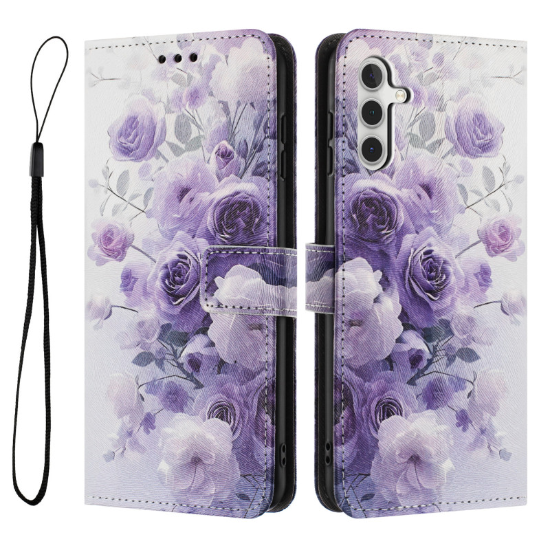 Housse Samsung Galaxy S26 FE Fleurs Violettes