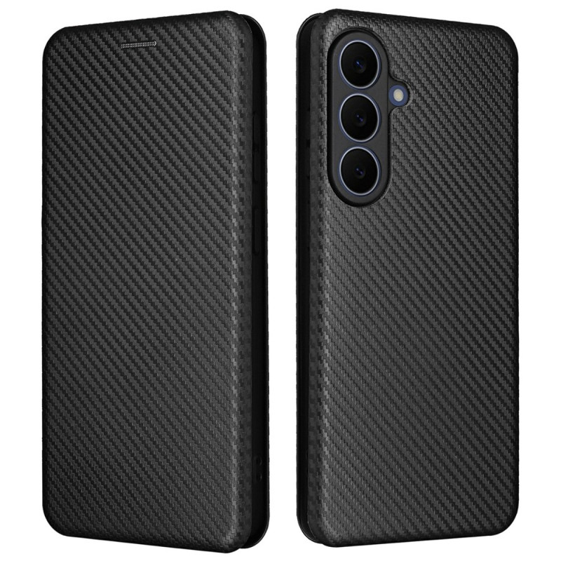 Flip-Cover für das Samsung Galaxy S26 FE aus Kohlefaser