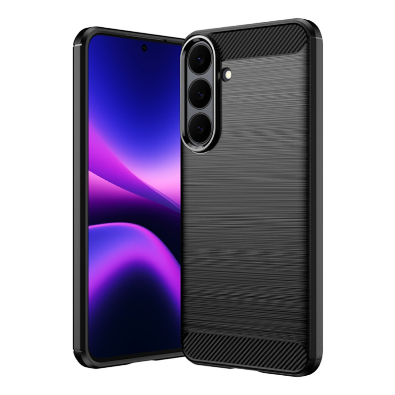 Samsung Galaxy S26 FE-Hülle aus gebürstetem Carbon