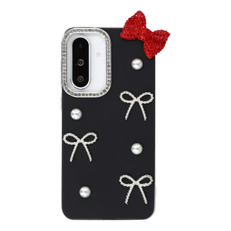 Samsung Galaxy S26 FE-Hülle mit Knoten und Strasssteinen