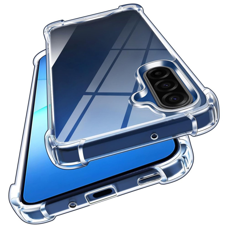 Transparente, stoßfeste und verstärkte Schutzhülle für das Samsung Galaxy S26 FE