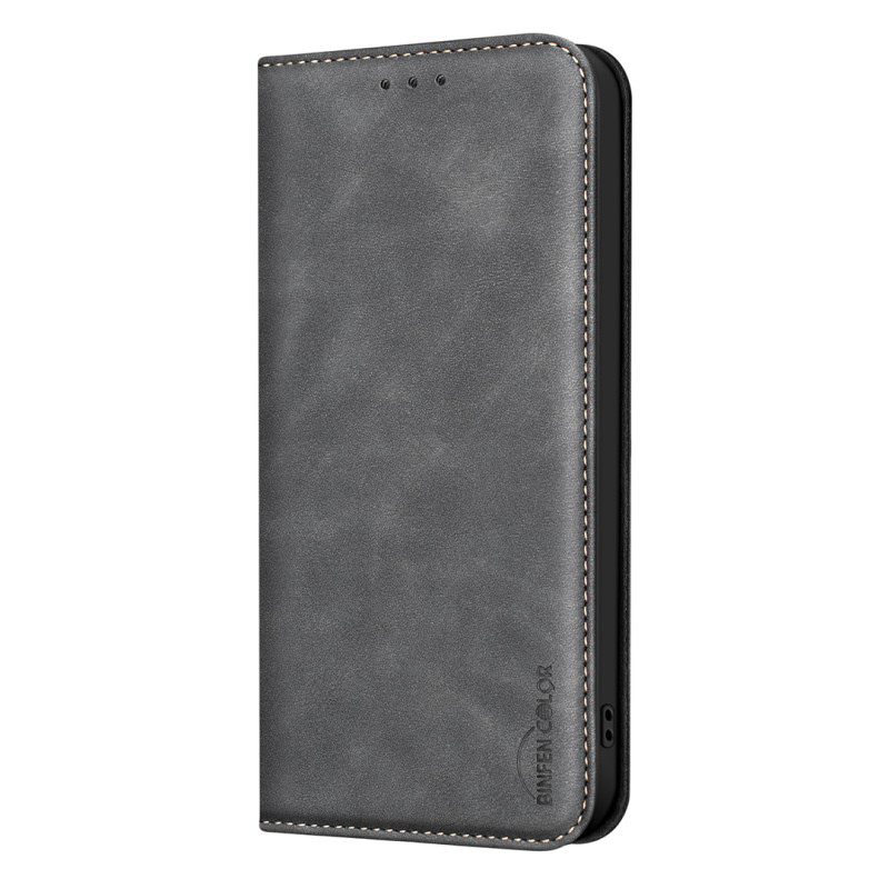 Flip-Cover für Xiaomi Redmi 17C 5G im Vintage-Look von BINFEN COLOR
