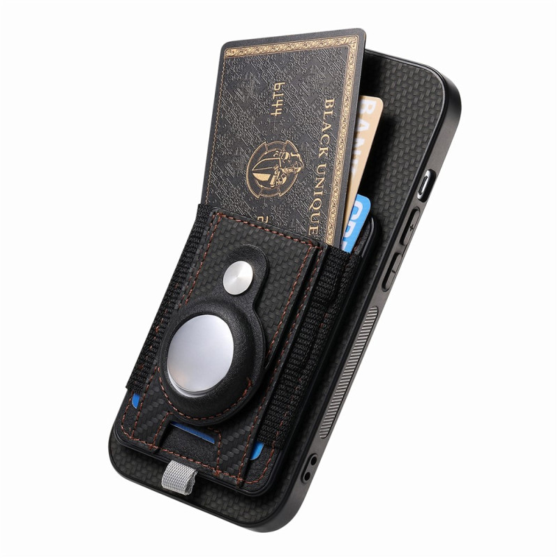 iPhone 18 Pro Max / 17 Pro Max Hülle mit herausnehmbarem Kartenfach und AirTag-Halterung