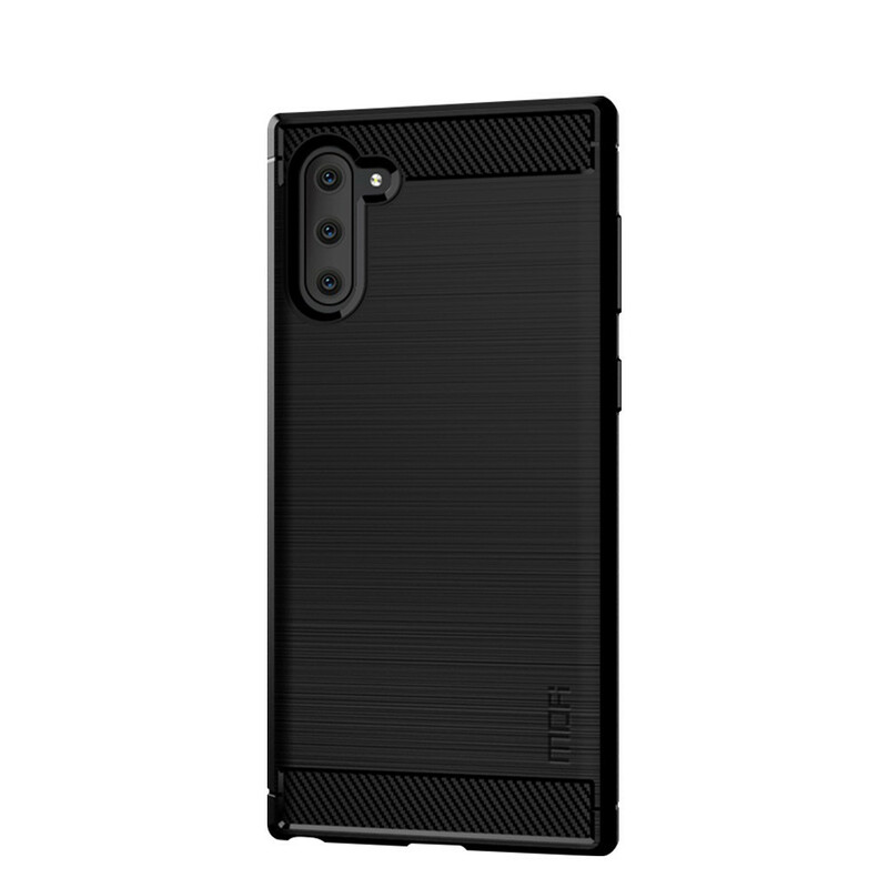 Samsung Galaxy Note 10 Kohlefaser Cover Gebürstet MOFI