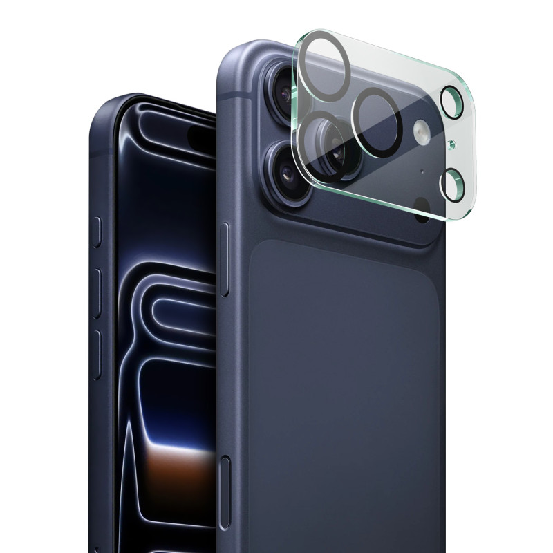 Schutzglas aus gehärtetem Glas für das iPhone 18 Pro Max (mit Rändern)