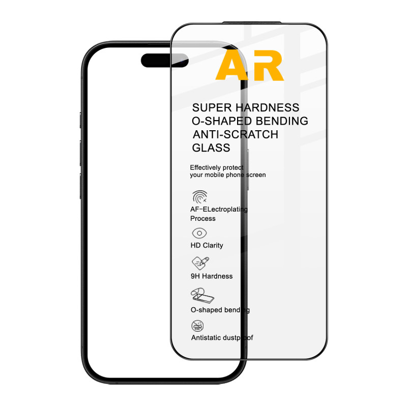 Vollflächiger Schutz aus gehärtetem Glas für das Display des iPhone 18 Pro Max
