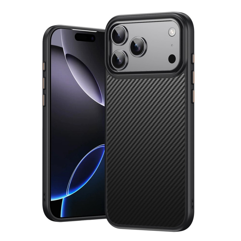iPhone 18 Pro Max / 17 Pro Max Hülle aus klassischem Kohlefaser